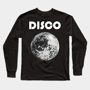 Black And White Disco Long Sleeve T-Shirt